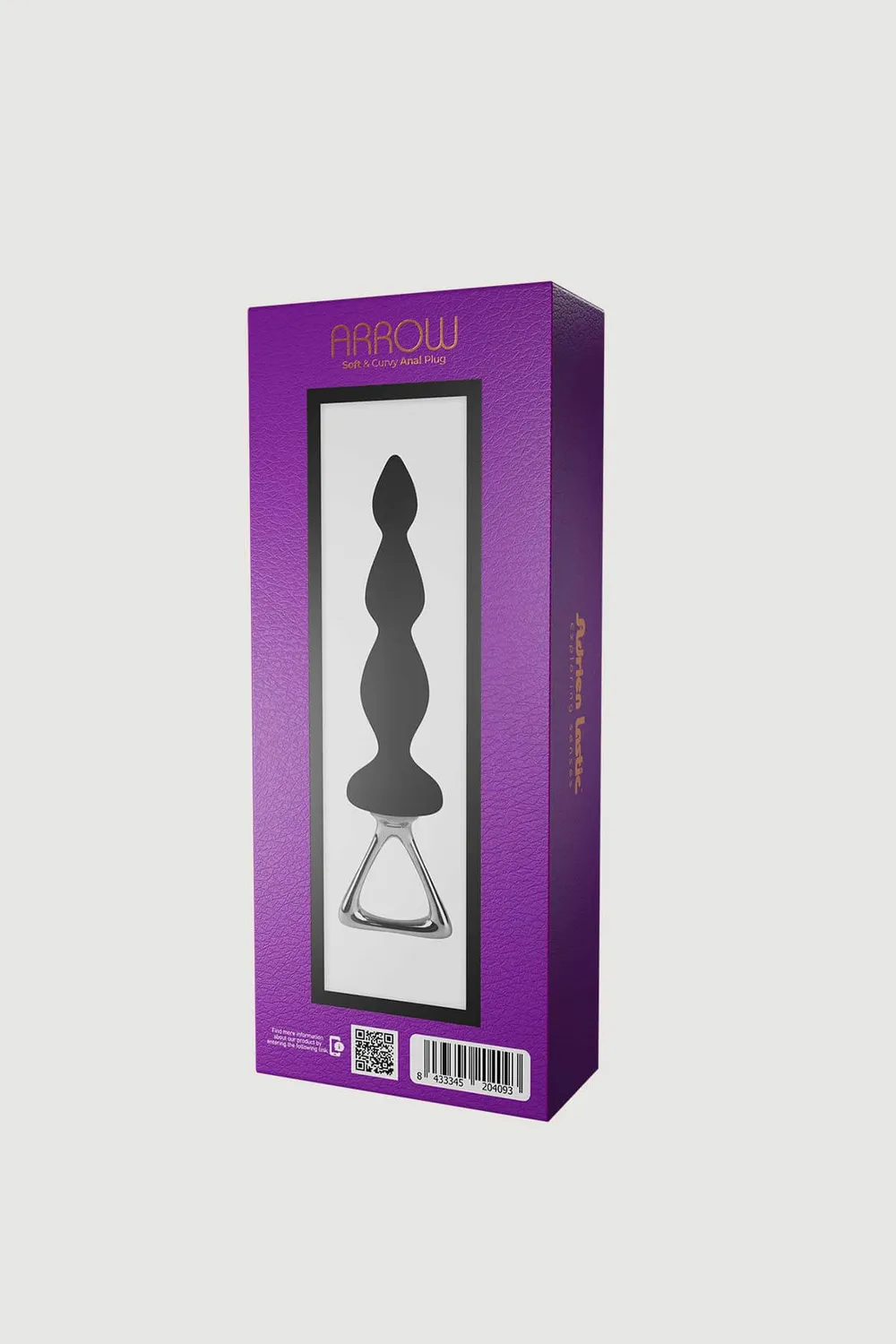 Adrien Lastic Arrow Black dildo siliconen waterdicht