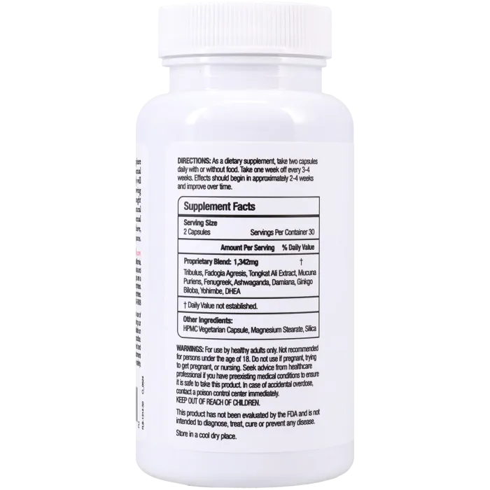 The Classics Intimate Enhancements Crave libidocapsules 60 vegan