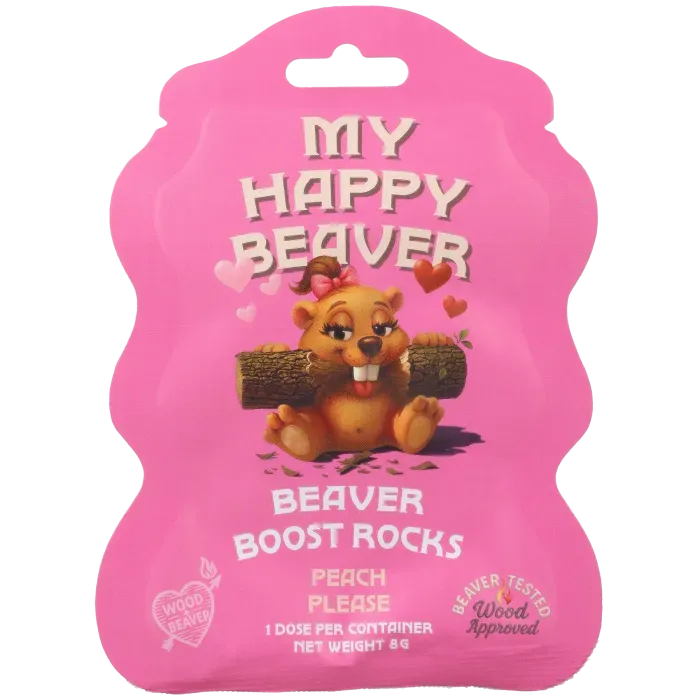 Wood In Beaver Beaver Boost Rocks bruis peach please 1 stuk