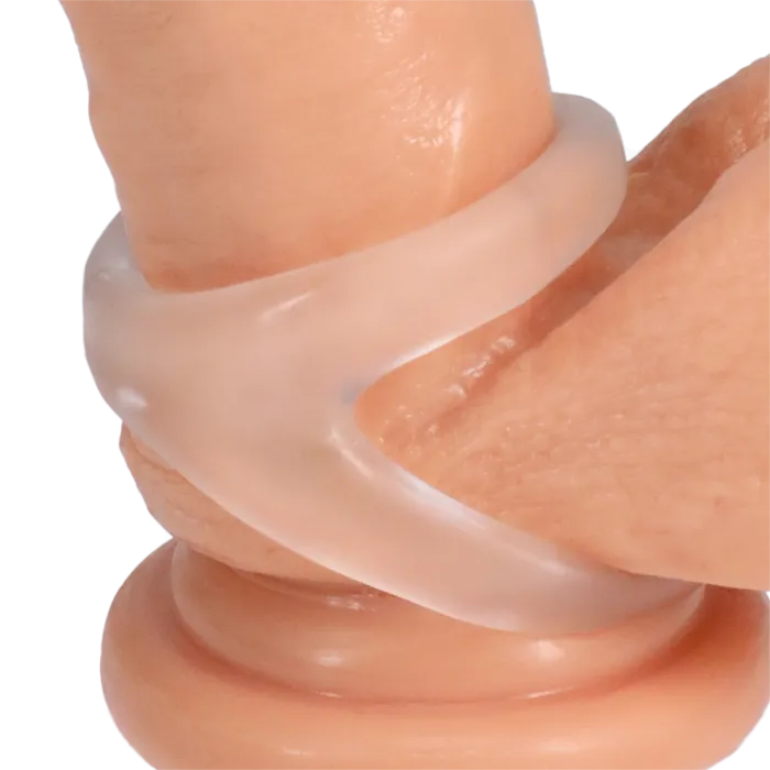 Rock Solid The Hoist cockring clear dubbel TPE stretch