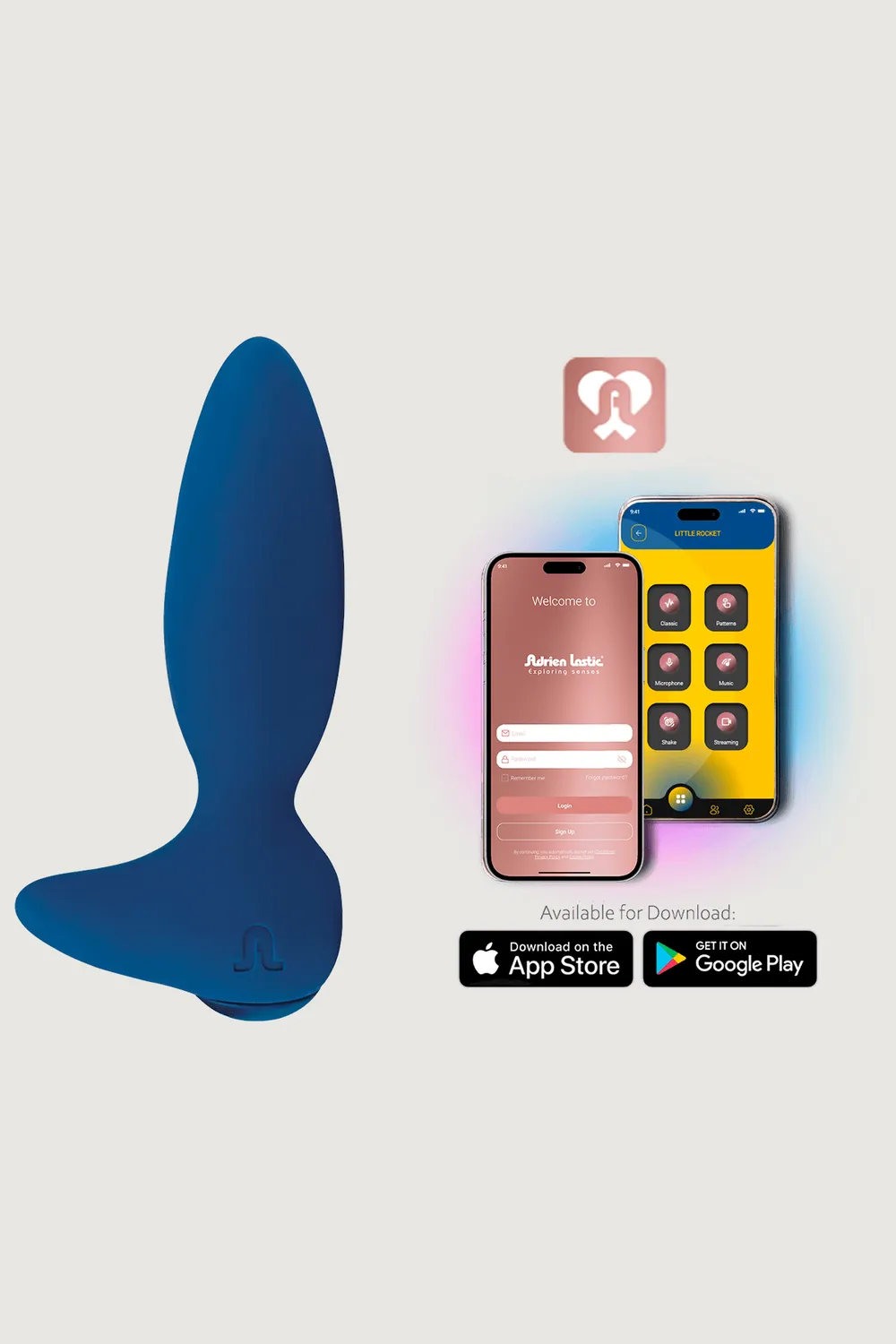 Adrien Lastic Little Rocket II + App prostaatvibrator