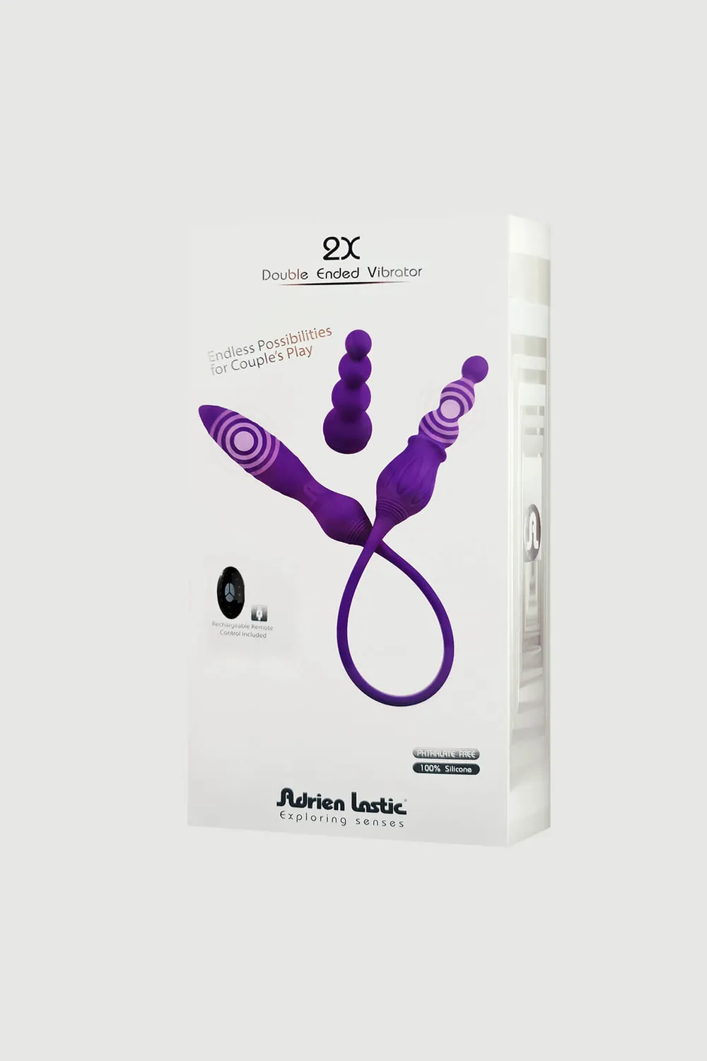 Adrien Lastic 2X LRS dubbele vibrator afstandsbediening