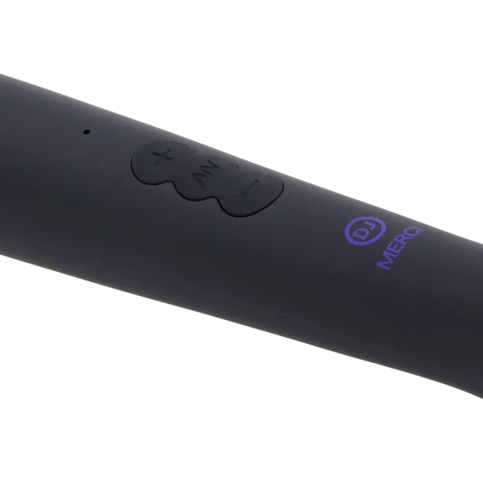 Merci Rechargeable Power Wand vibrator zwart silicone 8 standen