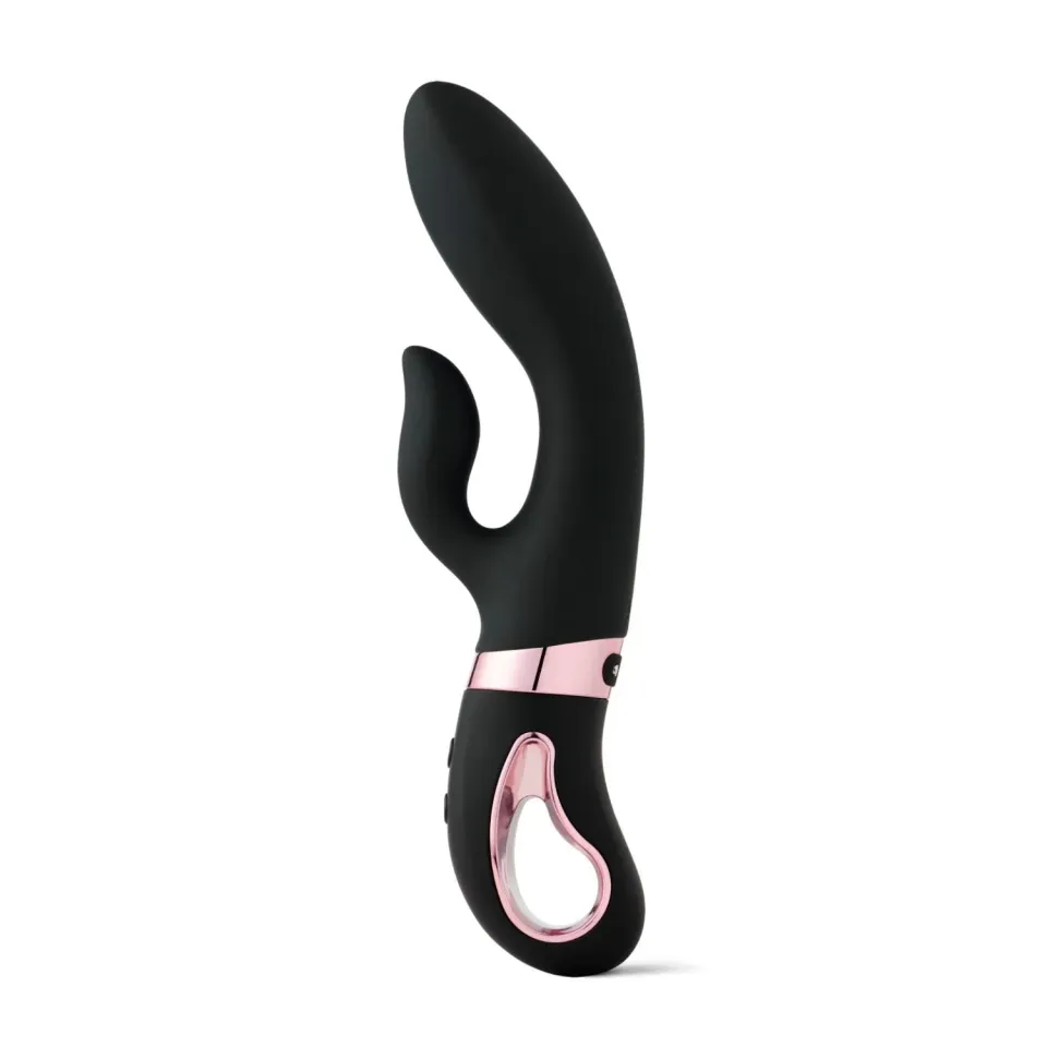 So Divine Black Magic rabbit vibrator oplaadbaar 12 standen