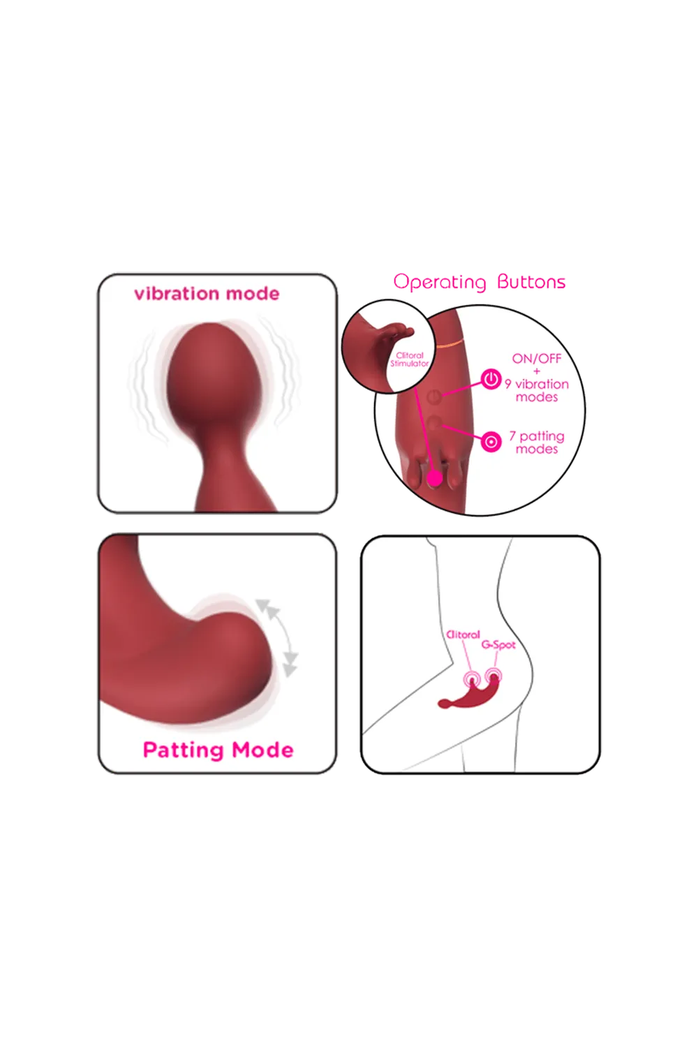 Adrien Lastic Fusion trio vibrator G-spot en clitoris