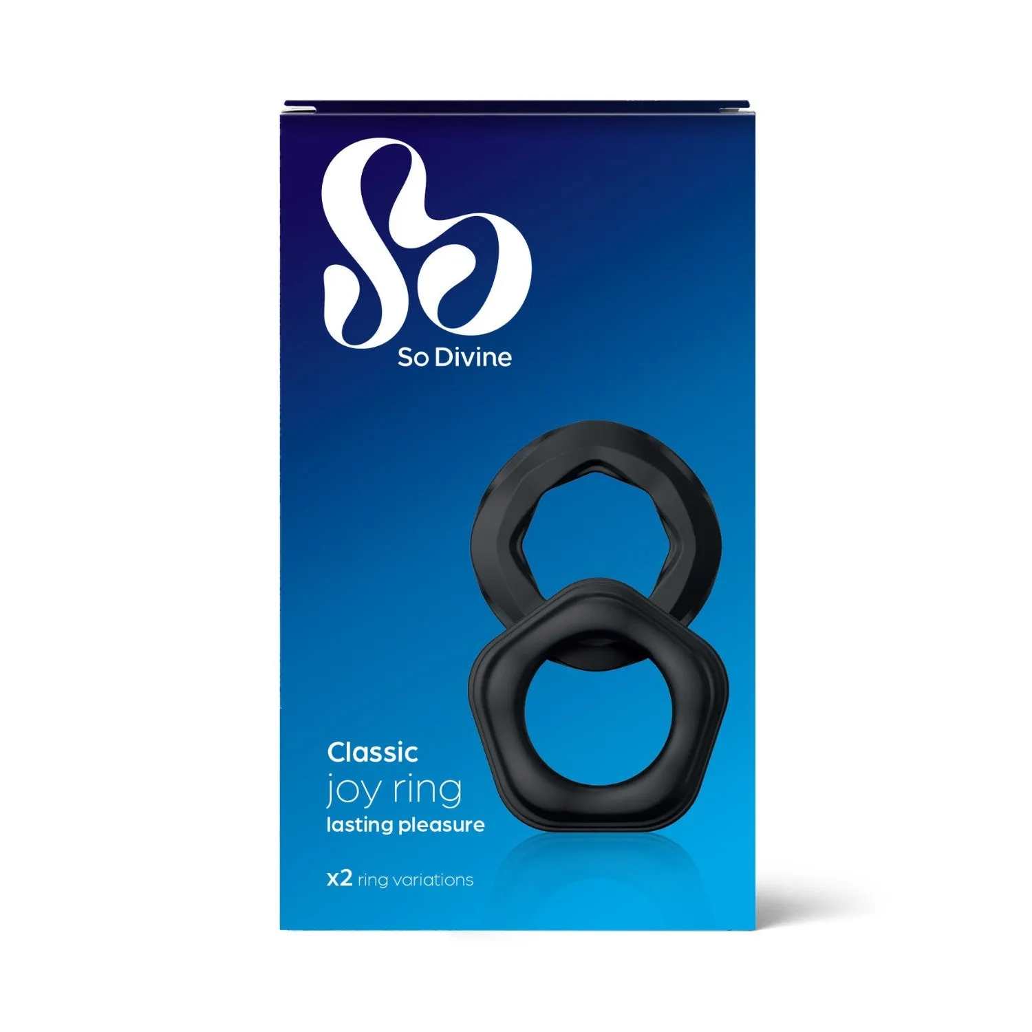 So Divine Classic silicone cockringen 2-pack