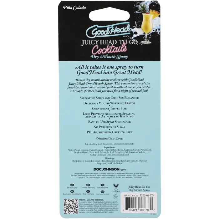 GoodHead Juicy Head Cocktails mondspray piña colada 9 ml