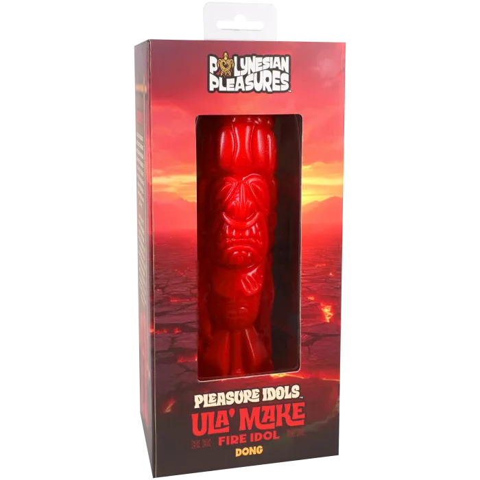 The Classics Pleasure Idols Ula Make Fire Idol dildo rood siliconen