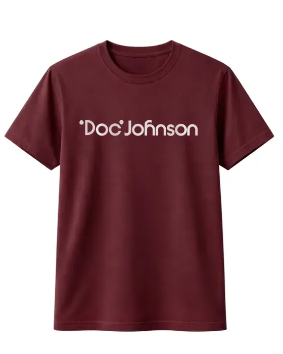 The Classics Doc Johnson Born in 1976 T-shirt Maroon katoen