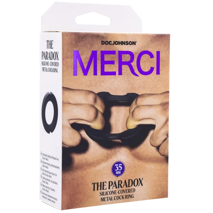 The Classics Merci Paradox cockring 35 mm metaal siliconen