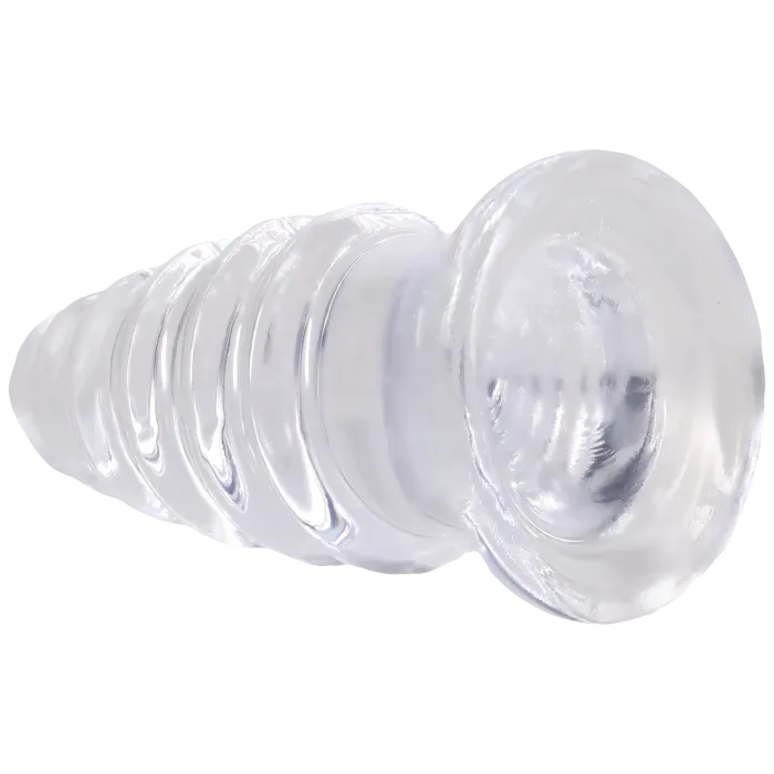The Classics Crystal Jellies Anal Twist anale dildo Clear geribbeld