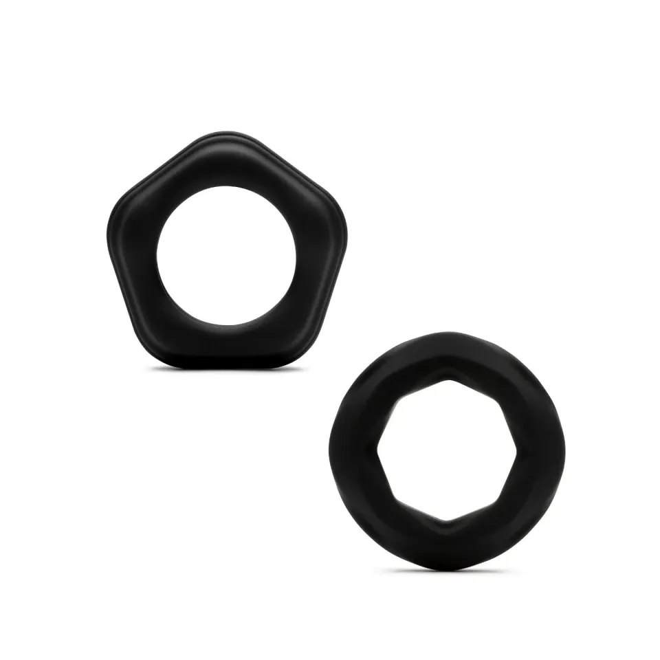 So Divine Classic silicone cockringen 2-pack