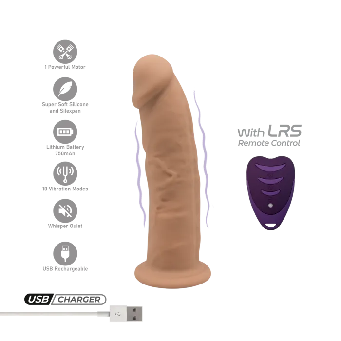 The Classics SILEX-D Original Model 2 vibrerende dildo 7 inch siliconen