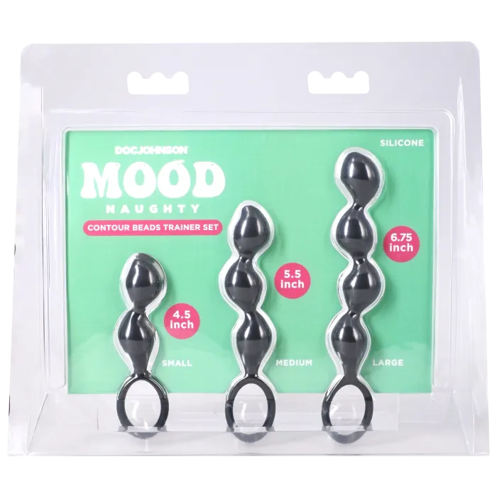 The Classics Mood Naughty Contour Beads anale pluggen 3 stuks