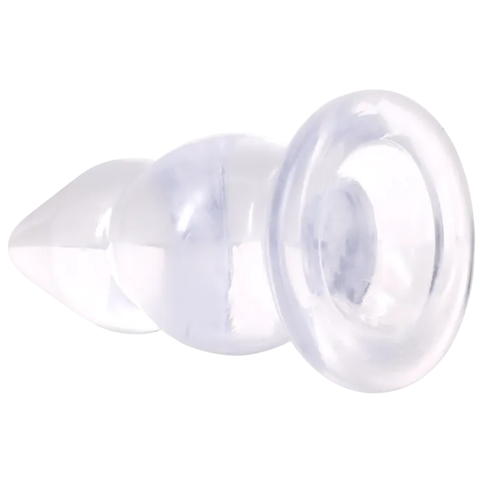 The Classics Crystal Jellies Double Pop Plug 6 Inch buttplug