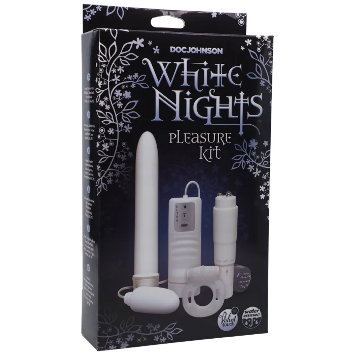 The Classics White Nights Pleasure Kit vibrator set wit 4-delig