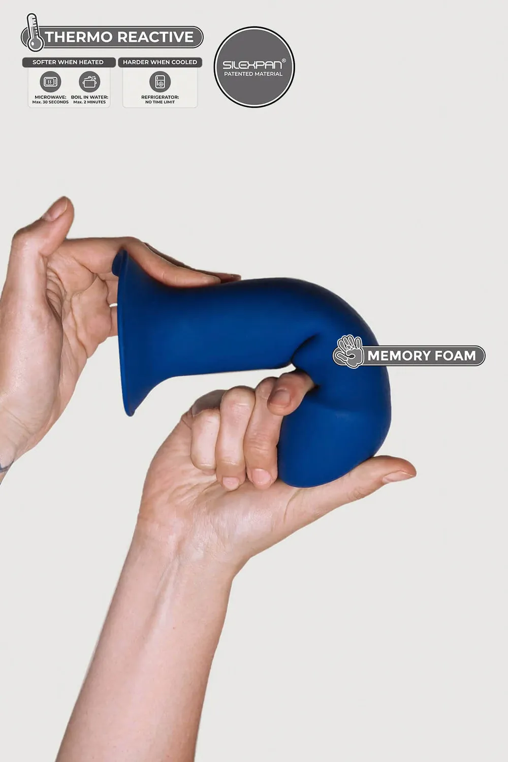 Adrien Lastic Hitsens 1 dildo met zuignap dual density