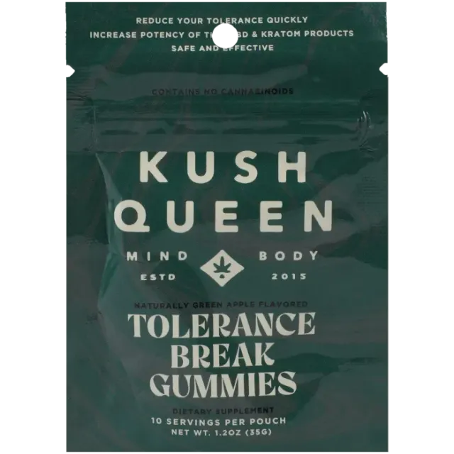 The Classics Kush Queen Tolerance Break gummies apple