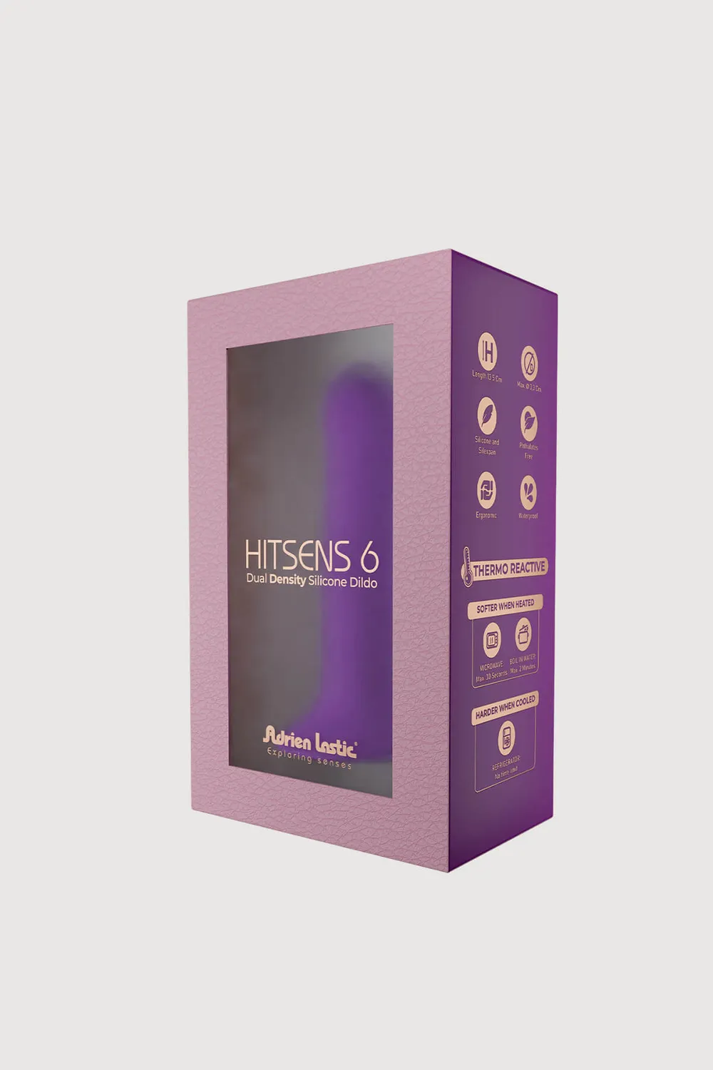 Adrien Lastic Hitsens 6 dildo 13,5 cm thermoreactief