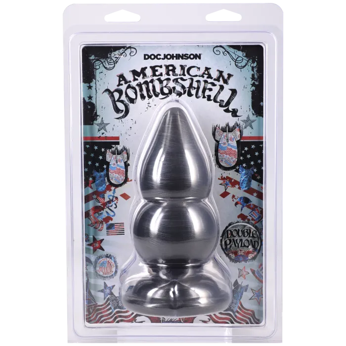 The Classics American Bombshell Double Payload buttplug gun metal