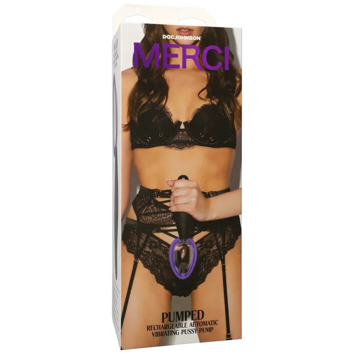 The Classics Merci Pumped vibrerende vaginapomp violet