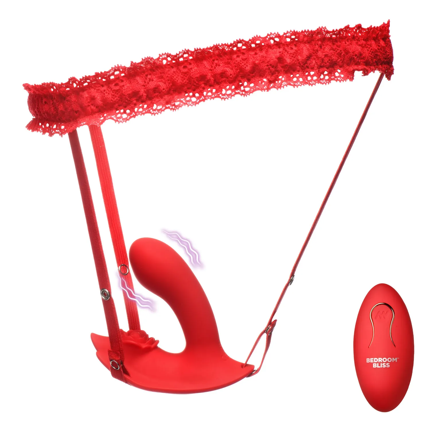 Bedroom Bliss G-Spot siliconen slipvibrator zwart