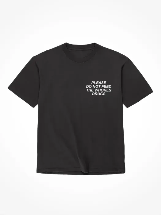 The Classics Assholes Live Forever Please Do Not Feed T-shirt Small