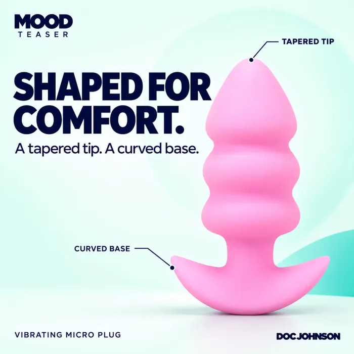 The Classics Mood Teaser vibrerende buttplug roze mini