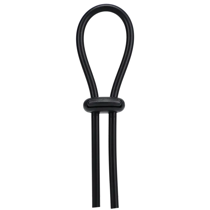 The Classics ROCK SOLID Penisring Lasso Double Lock zwart verstelbaar