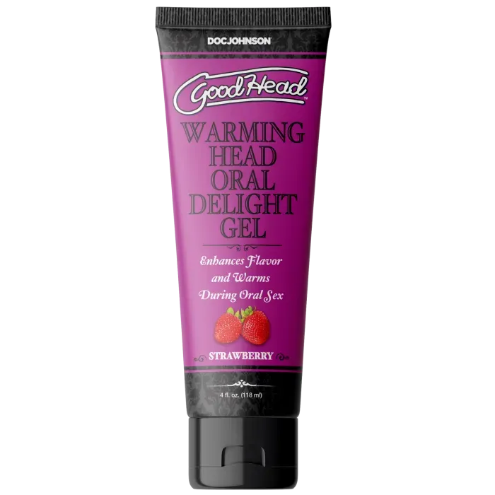 GoodHead Warming Oral Delight Gel aardbei 118 ml