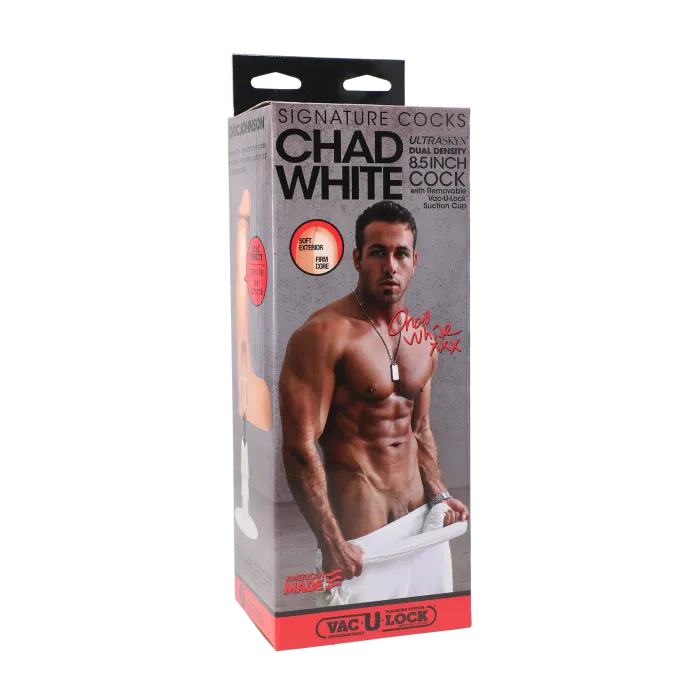 The Classics Signature Cocks Chad White dildo 8.5 inch