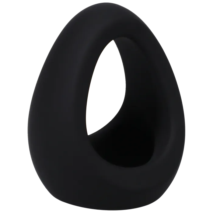Rock Solid The Stretcher cockring zwart silicone