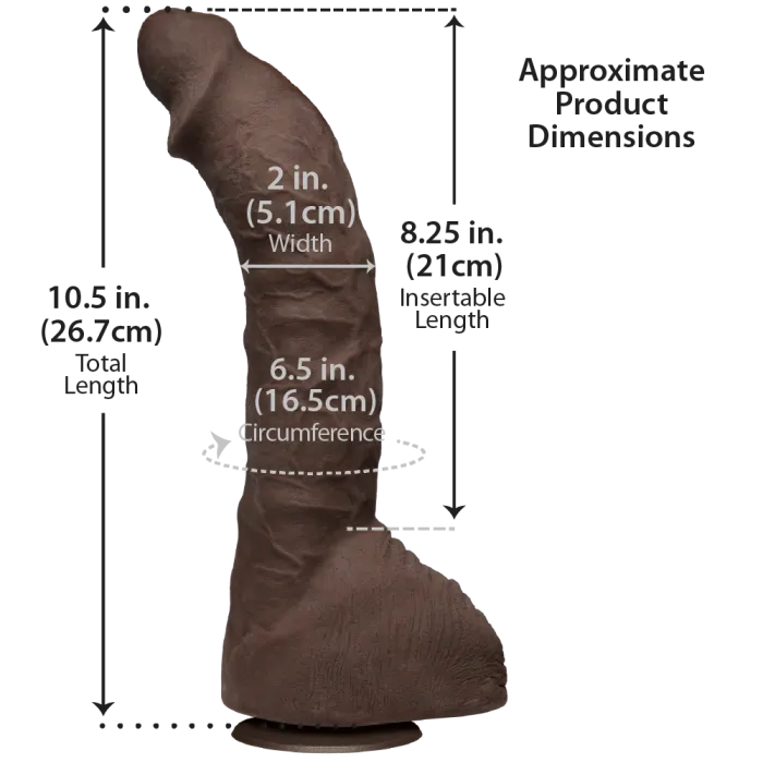 The Classics Signature Cocks Prince Yahshua dildo 10,5 inch ULTRASKYN