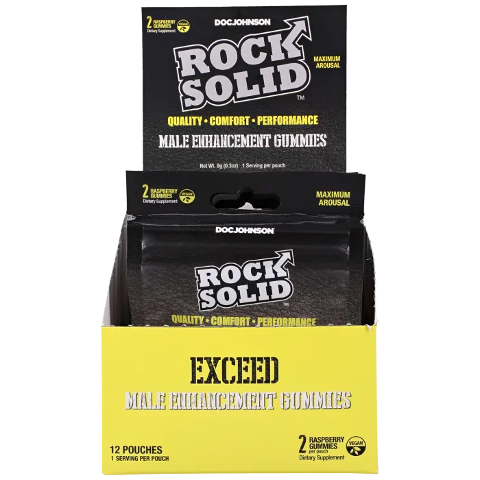 The Classics Rock Solid Exceed gummies framboos 2 stuks