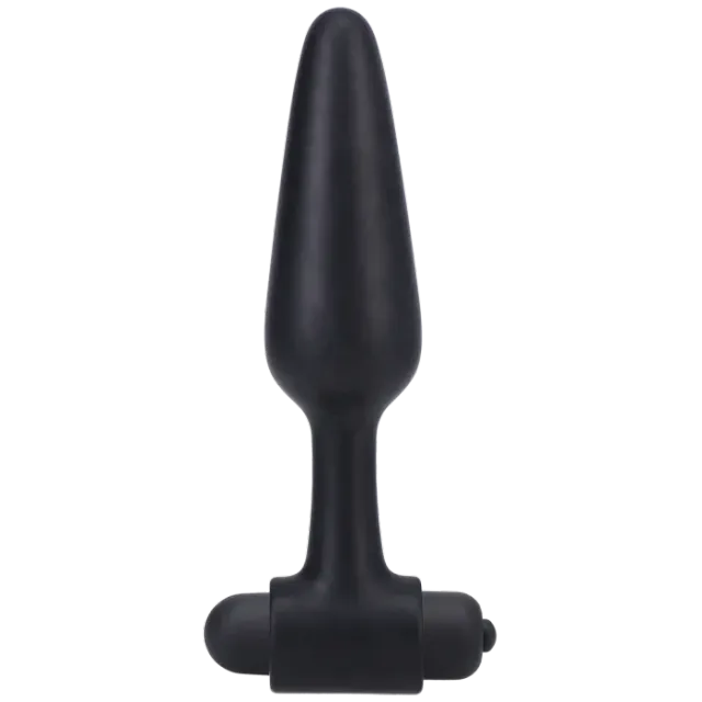 Doc Johnson Vibrating Butt Plug buttplug zwart 12,7 cm siliconen