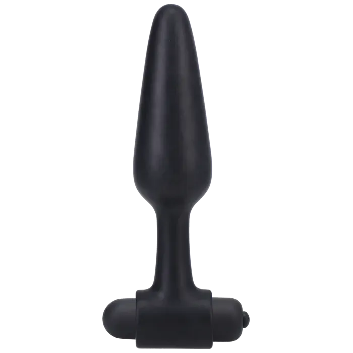 Doc Johnson Vibrating Butt Plug buttplug zwart 12,7 cm siliconen