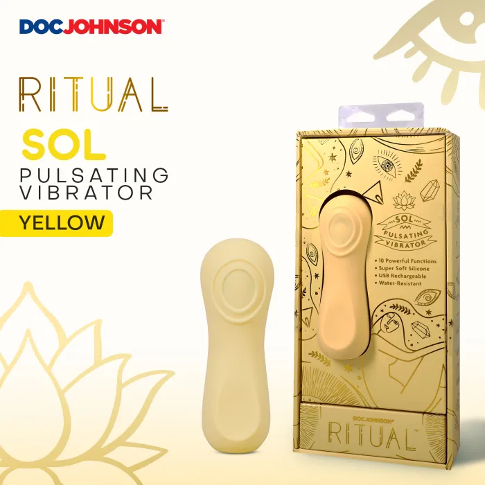 The Classics RITUAL Sol pulserende vibrator 10 standen geel