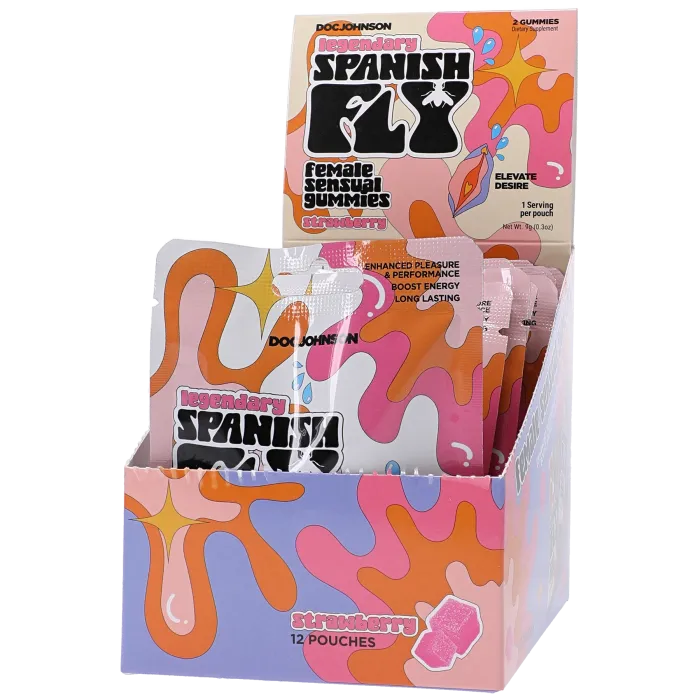 Spanish Fly Sensual gummies aardbei voor haar single