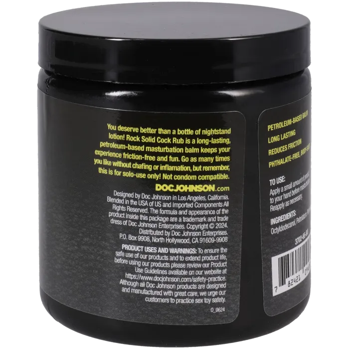 The Classics Rock Solid Cock Rub masturbatiebalsem 180 g