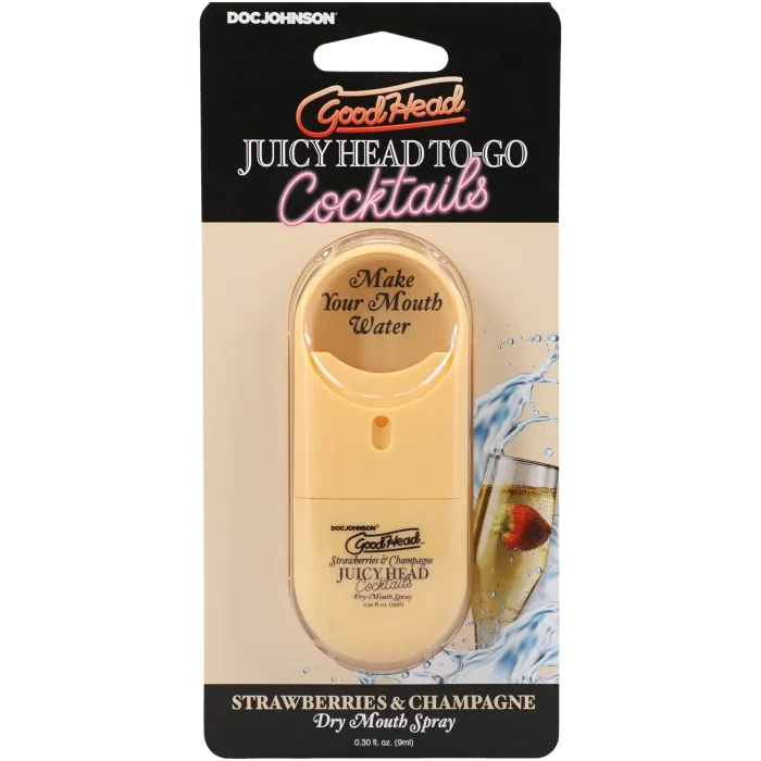 GoodHead Juicy Head Strawberries & Champagne mondspray 9 ml suikervrij
