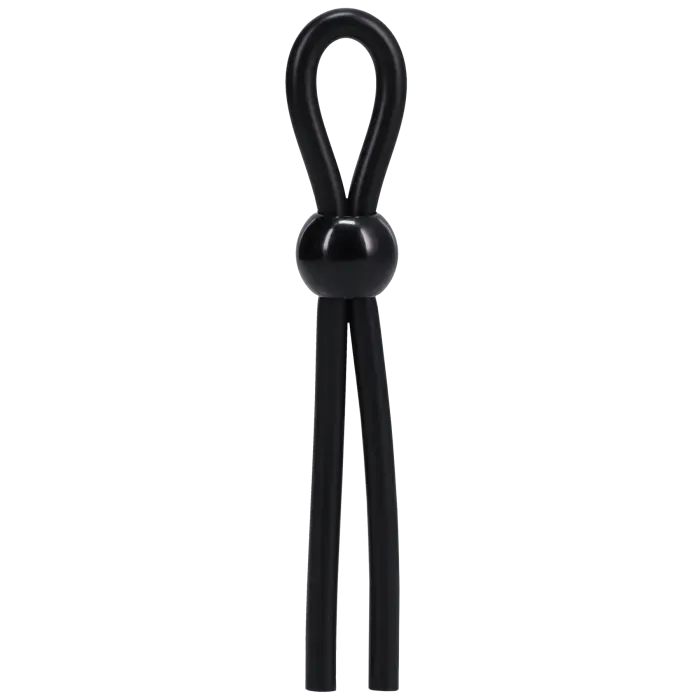 ROCK SOLID Lasso Single Lock Penisring Zwart verstelbaar