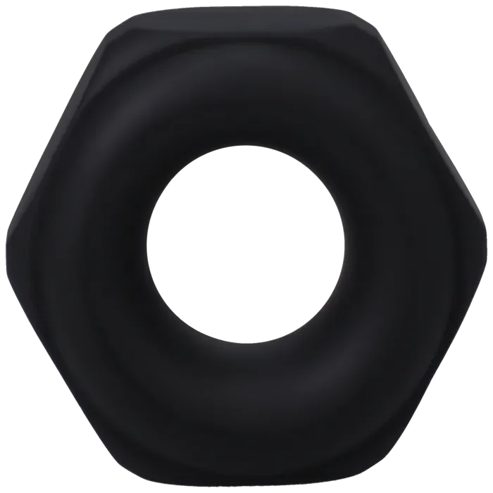 The Classics Rock Solid The Nutt cockring zwart siliconen