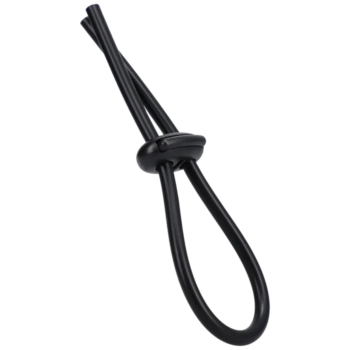 The Classics ROCK SOLID Penisring Lasso Double Lock zwart verstelbaar