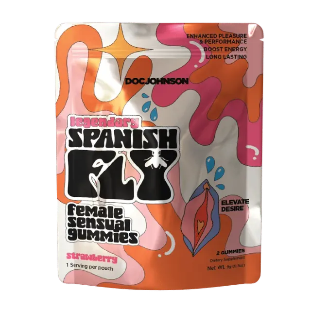 Spanish Fly Sensual gummies aardbei voor haar single