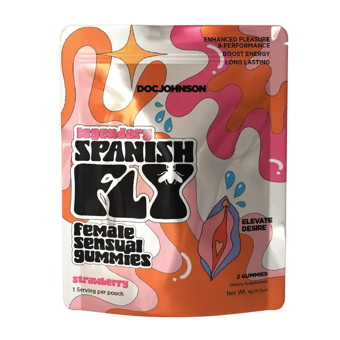 Spanish Fly Sensual gummies aardbei voor haar single