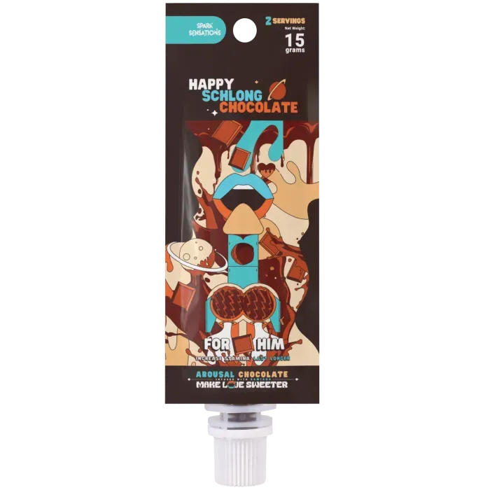 Happy Schlong His Chocolate vloeibaar 12 pack libido