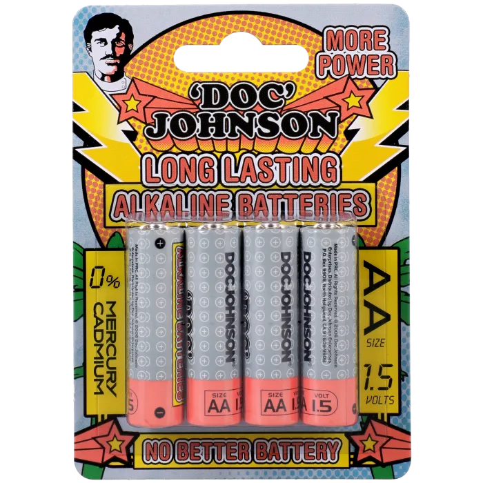 Doc Johnson Alkaline AA batterijen 4 stuks extra krachtig