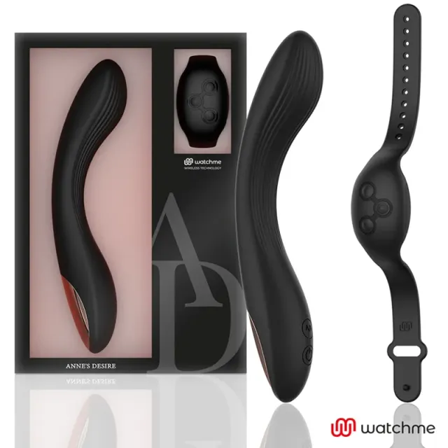 Anne's Desire WatchMe Curve vibrator zwart afstandsbediening