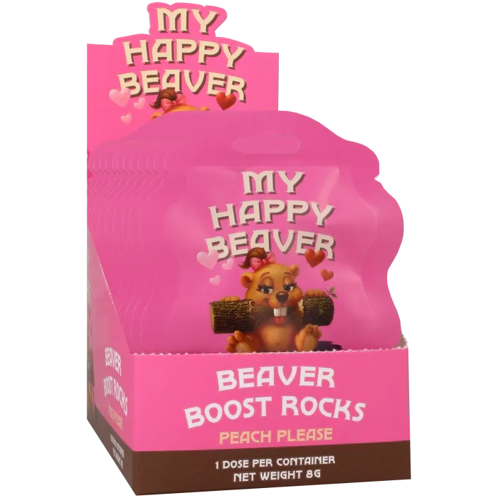 Wood In Beaver Beaver Boost Rocks bruis peach please 1 stuk