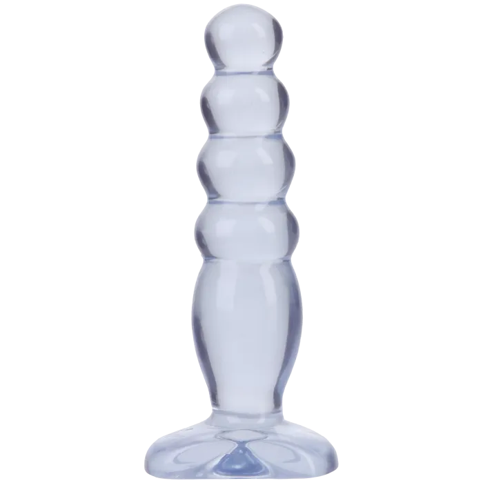 Crystal Jellies Anal Delight anale plug 5 inch roze kralen